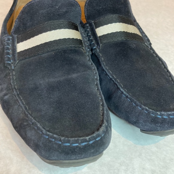 Bally Pearce Men’s Suede Drivers Blue 11.5 - Picture 7 of 9